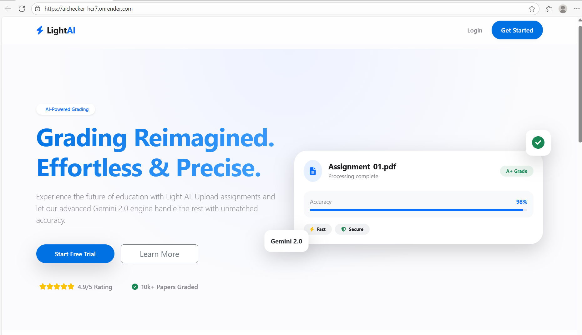 AI Assignment Checker